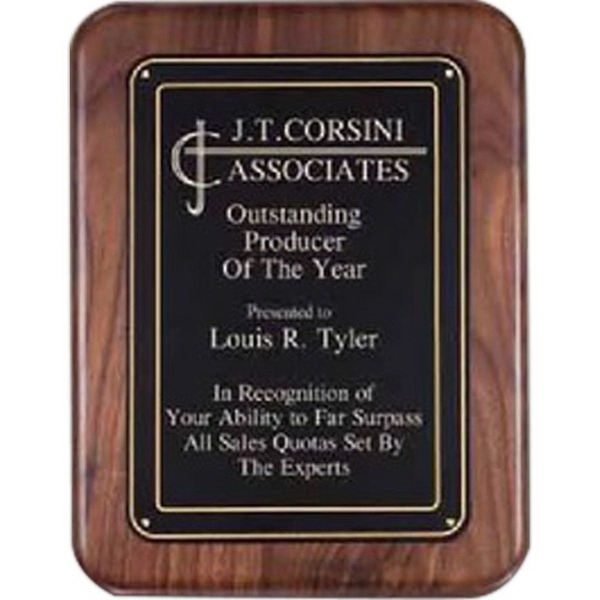 Walnut Plaque - Walnut Plaque - Image 0 of 2