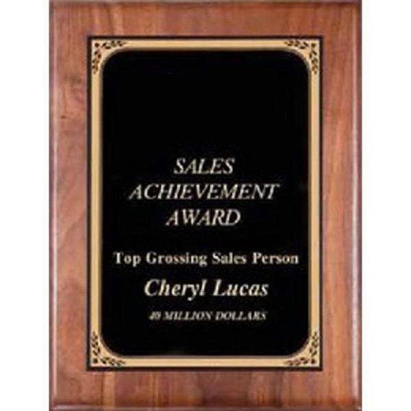Walnut Plaque - Walnut Plaque - Image 0 of 1