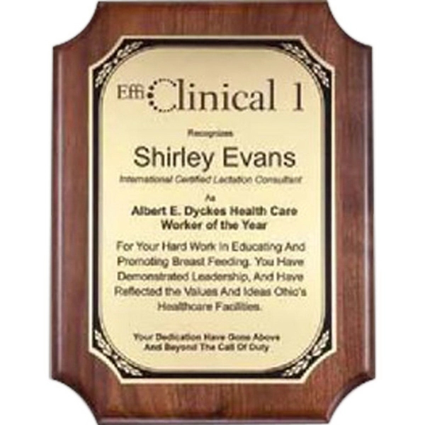 Walnut Plaque - Walnut Plaque - Image 0 of 1