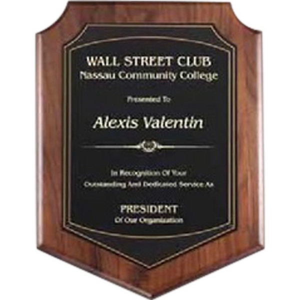 Walnut Plaque - Walnut Plaque - Image 0 of 1