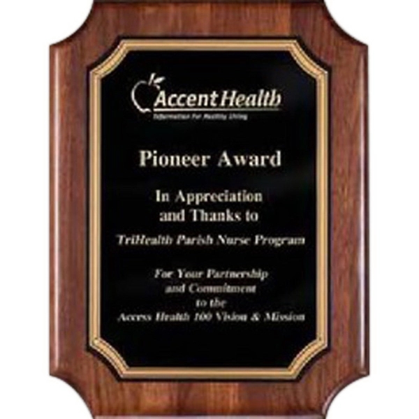Walnut Plaque - Walnut Plaque - Image 0 of 1