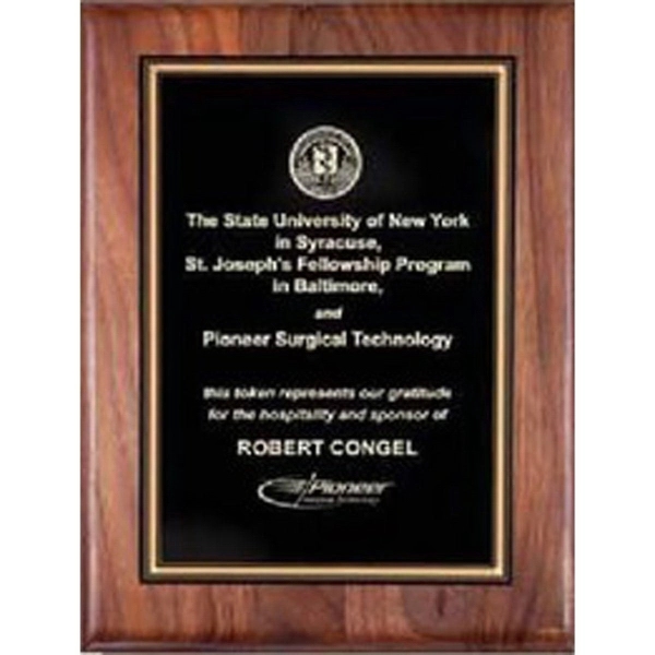 Walnut Plaque - Walnut Plaque - Image 0 of 1