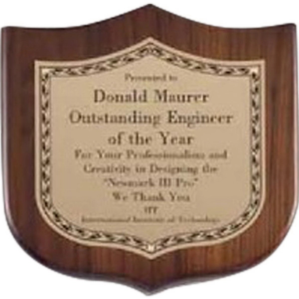 Walnut Plaque - Walnut Plaque - Image 0 of 1