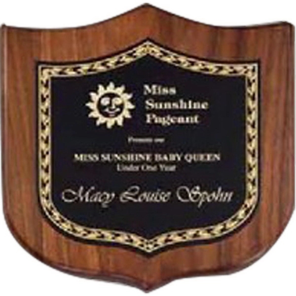 Walnut Plaque - Walnut Plaque - Image 1 of 2