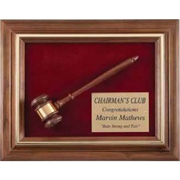 Gavel Plaque - Gavel Plaque - Image 0 of 1