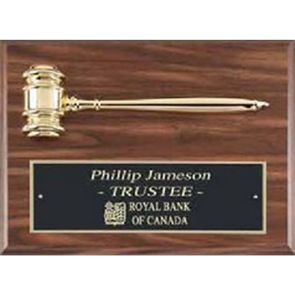 Gavel Plaque - Gavel Plaque - Image 0 of 1