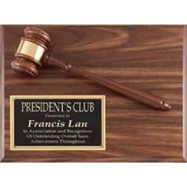 Gavel Plaque - Gavel Plaque - Image 0 of 1