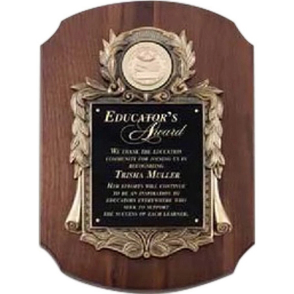 Walnut Plaque - Walnut Plaque - Image 0 of 1