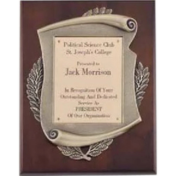 Walnut Plaque - Walnut Plaque - Image 0 of 1