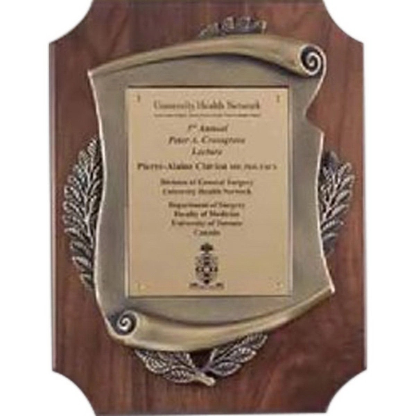 Walnut Plaque - Walnut Plaque - Image 0 of 1