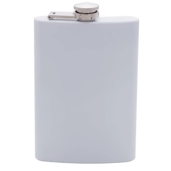 Stainless Steel 8 oz. Flask - Stainless Steel 8 oz. Flask - Image 2 of 3