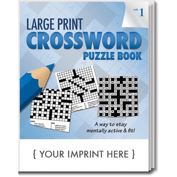 Standard Large Print Crossword Puzzle Book - Volume 1
