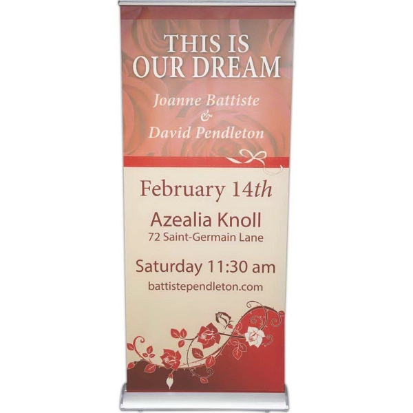 78" x 33.5" Deluxe Custom Printed Retractable Displays - 78" x 33.5" Deluxe Custom Printed Retractable Displays - Image 0 of 0
