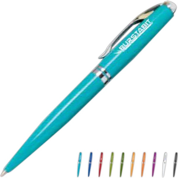 Brilliant Stainless Steel Ballpoint Pen - Brilliant Stainless Steel Ballpoint Pen - Image 0 of 3