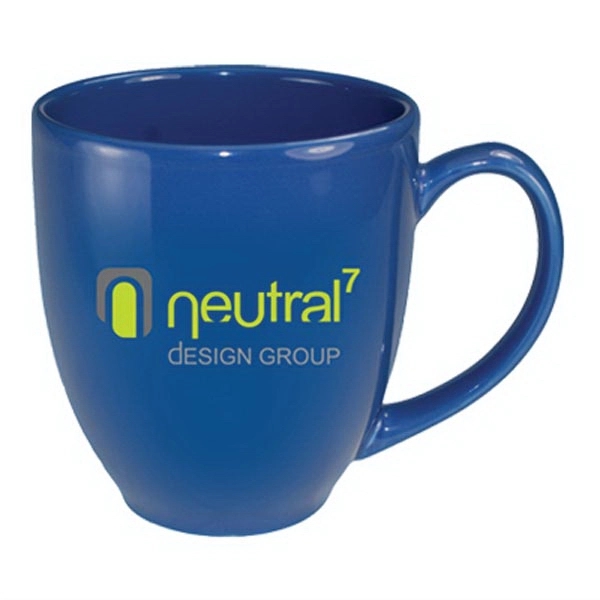 15 oz Glossy Vitrified Bistro Coffee Mugs - 15 oz Glossy Vitrified Bistro Coffee Mugs - Image 6 of 8