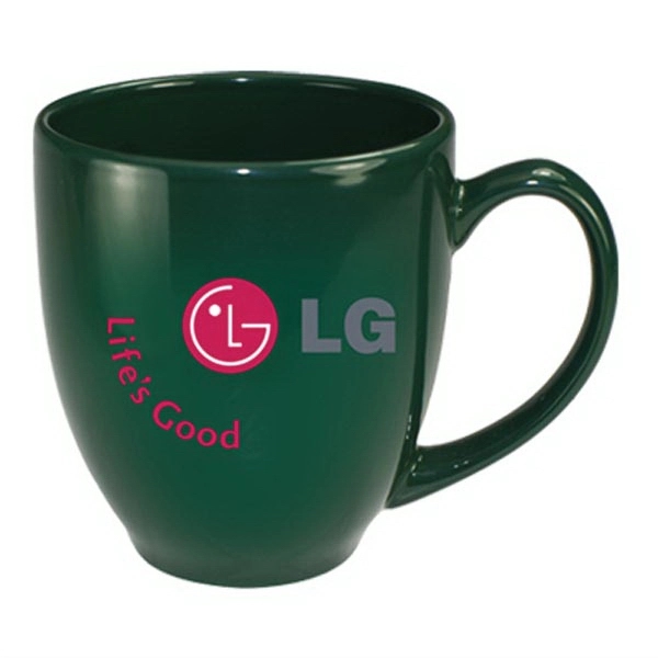 15 oz Glossy Vitrified Bistro Coffee Mugs - 15 oz Glossy Vitrified Bistro Coffee Mugs - Image 3 of 8