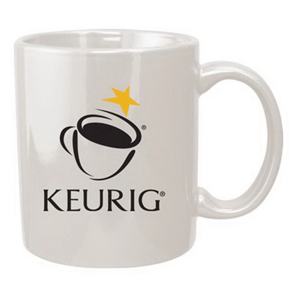 11 oz Vitrified C-Handle Coffee Mug - 11 oz Vitrified C-Handle Coffee Mug - Image 6 of 8