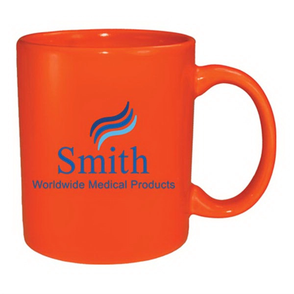 11 oz Vitrified C-Handle Coffee Mug - 11 oz Vitrified C-Handle Coffee Mug - Image 4 of 8