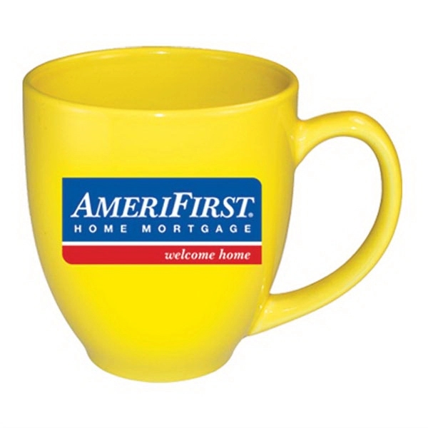 15 oz Glossy Vitrified Bistro Coffee Mugs - 15 oz Glossy Vitrified Bistro Coffee Mugs - Image 8 of 8