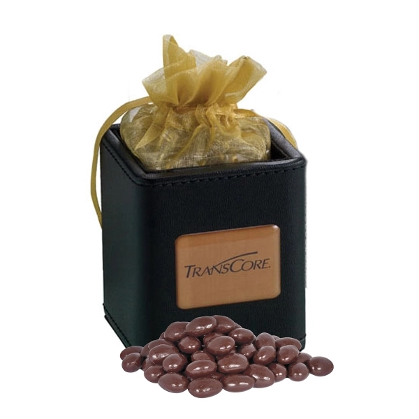 X-Cube Pen Holder filled with dark chocolate almonds - X-Cube Pen Holder filled with dark chocolate almonds - Image 0 of 0