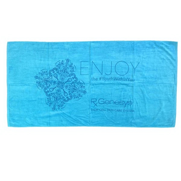 30x60 Terry Velour Promotional Beach Towel 11 Lb per Dz. - 30x60 Terry Velour Promotional Beach Towel 11 Lb per Dz. - Image 40 of 42