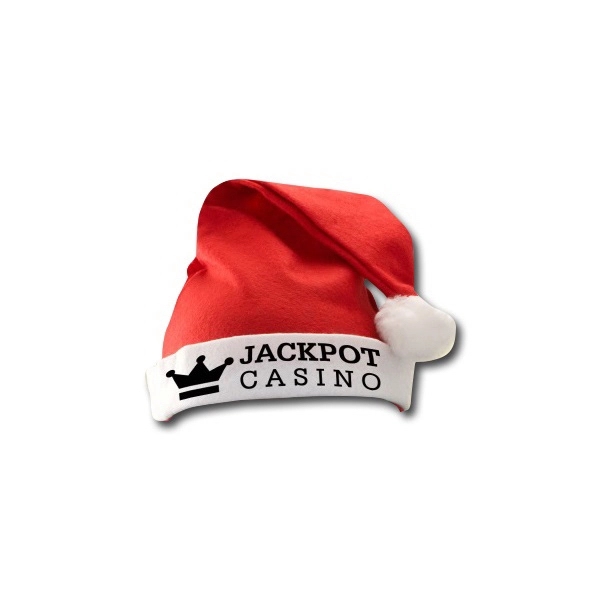 Santa Hat Felt Imprinted - Santa Hat Felt Imprinted - Image 0 of 0