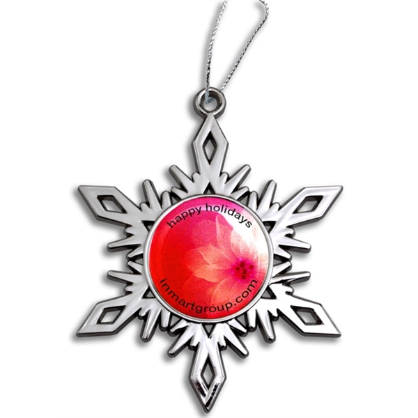 Nickel Snowflake Holiday Ornament (2-sided) - Nickel Snowflake Holiday Ornament (2-sided) - Image 5 of 5