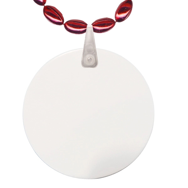 Mini Football Shaped Beads with Imprint Direct on Disk - Mini Football Shaped Beads with Imprint Direct on Disk - Image 1 of 1