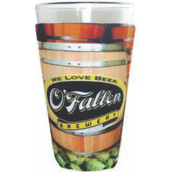 Full Color Tall Pint Neoprene HDX Can Cooler