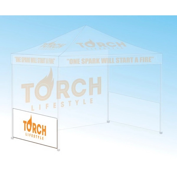 10 Foot Polyester Canopy Side Skirt Half Wall 1 Color Print - 10 Foot Polyester Canopy Side Skirt Half Wall 1 Color Print - Image 0 of 0