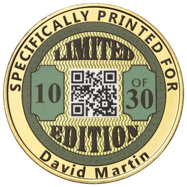 Digitally Colorized Goldine Coin - Digitally Colorized Goldine Coin - Image 6 of 12