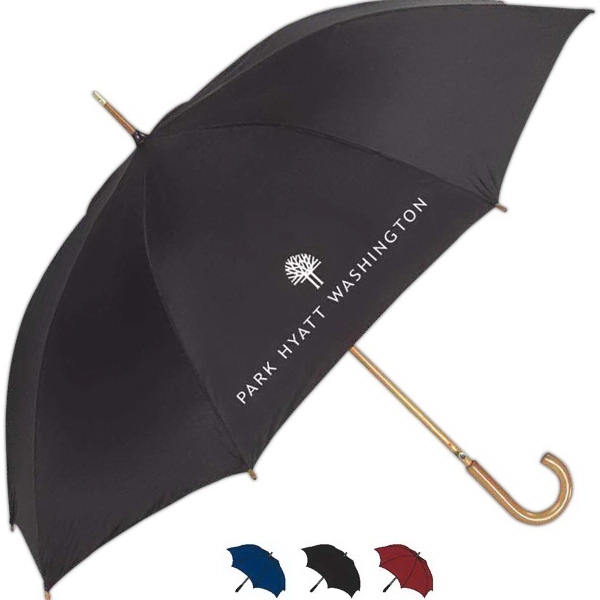 The Classic Curve Auto Open Stick Umbrella - The Classic Curve Auto Open Stick Umbrella - Image 0 of 4