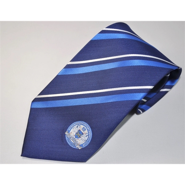 Youth Custom Woven Micro Fiber Neck Tie - Youth Custom Woven Micro Fiber Neck Tie - Image 3 of 3