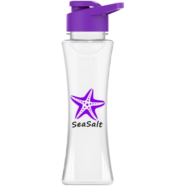 The Curve 17 oz  Bottle with Drink Thru Lid - The Curve 17 oz  Bottle with Drink Thru Lid - Image 3 of 13