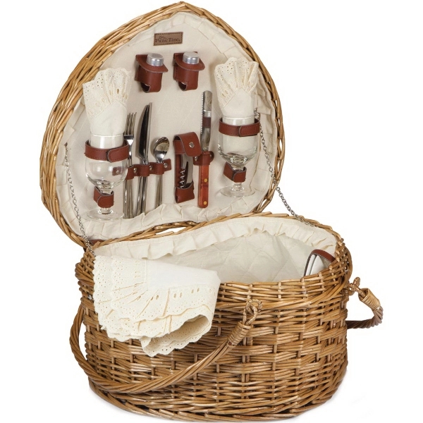 Heart Picnic Basket - Heart Picnic Basket - Image 0 of 0