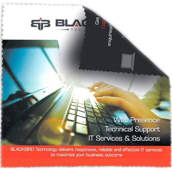 2 Sided Full Color - Import Air Ship Microfiber Cloth & Scre