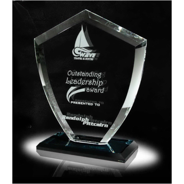 Crystal Shield Award 7" - Velocity - Crystal Shield Award 7" - Velocity - Image 1 of 1