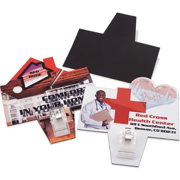 Business Card Magnets with Clip - Business Card Magnets with Clip - Image 1 of 2