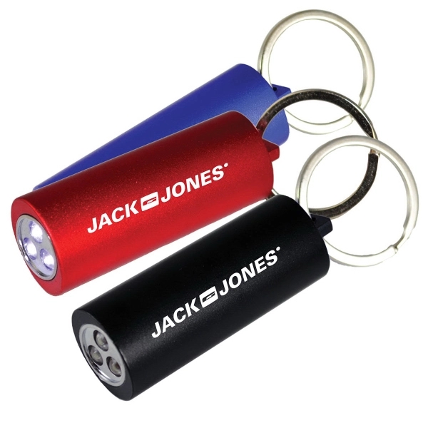 Aluminum Flashlight Keychain - Aluminum Flashlight Keychain - Image 0 of 3