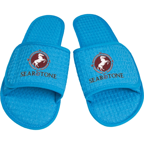 Waffle Weave Slippers - Waffle Weave Slippers - Image 3 of 3
