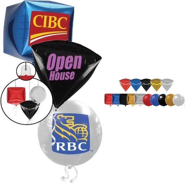 3D Foil Balloon-Cube