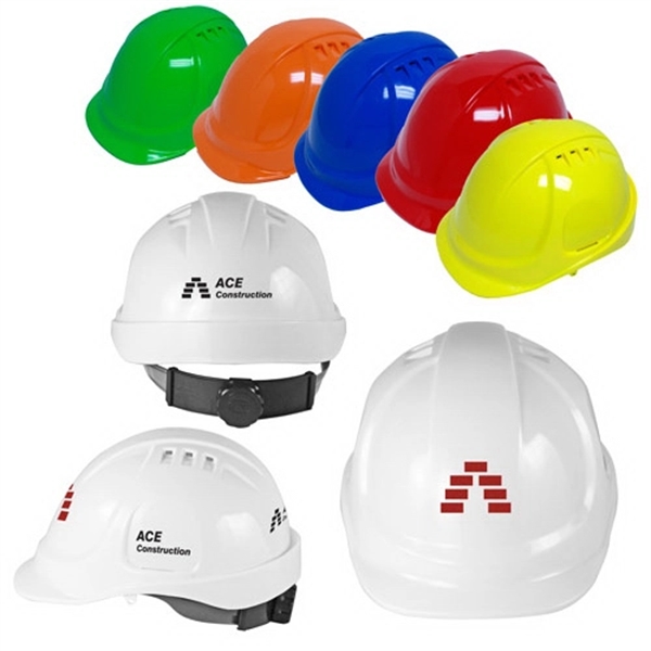 Vented Cap Style Hard Hat with 6-Point Ratchet Suspension - Vented Cap Style Hard Hat with 6-Point Ratchet Suspension - Image 0 of 0