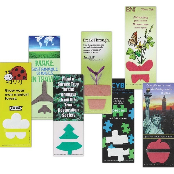 Herb Plant-A-Shape Bookmark