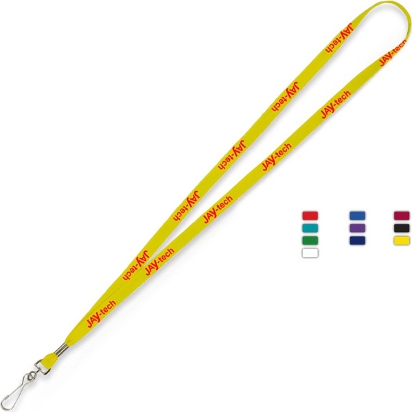 3/8" Import Air Ship Supersoft Polyester Silkscreen Lanyard - 3/8" Import Air Ship Supersoft Polyester Silkscreen Lanyard - Image 0 of 2