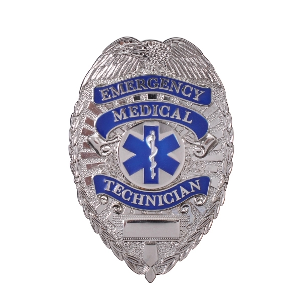 Deluxe Silver EMT Badge - Deluxe Silver EMT Badge - Image 0 of 0