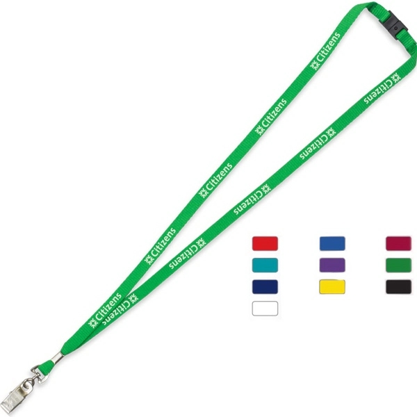 3/8" Import Air Ship Silkscreen Lanyard