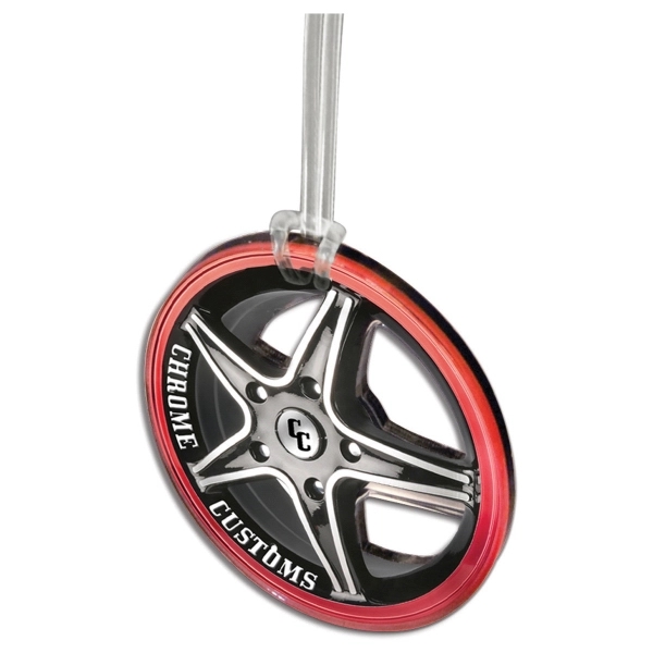 Custom Acrylic Full Color Bag Tag - Custom Acrylic Full Color Bag Tag - Image 2 of 8