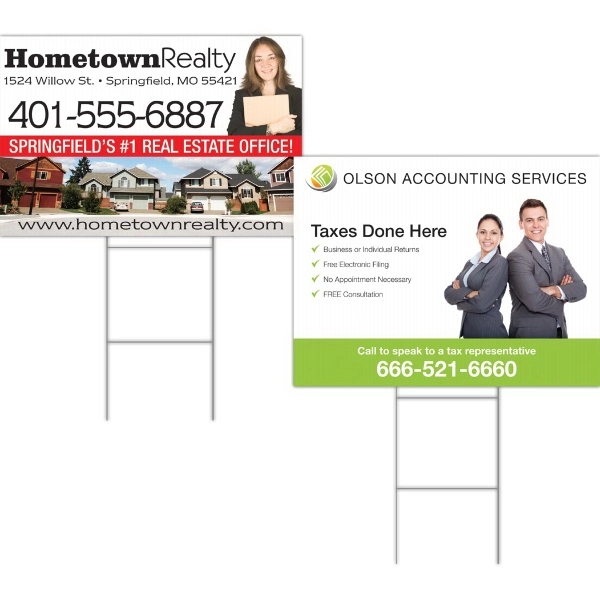 Full Color Plastic Yard Sign - Full Color Plastic Yard Sign - Image 0 of 0