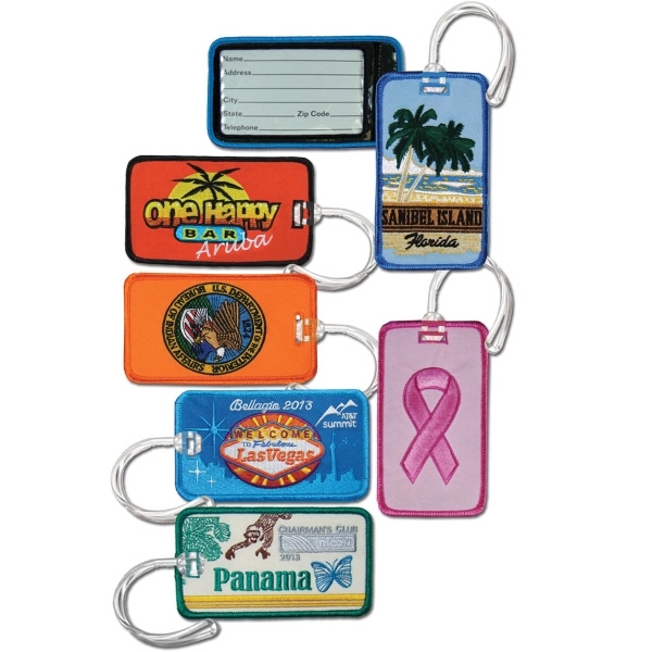 Embroidered Luggage Tags - Embroidered Luggage Tags - Image 0 of 3