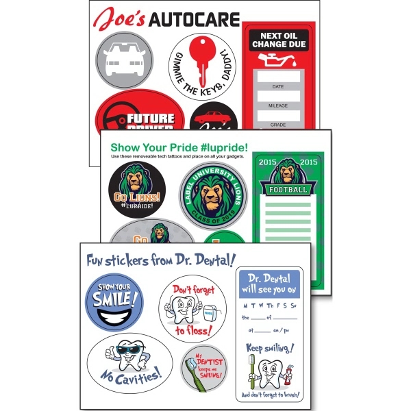 Election sticker sheet (removable Tech Tattoos) - Election sticker sheet (removable Tech Tattoos) - Image 1 of 2